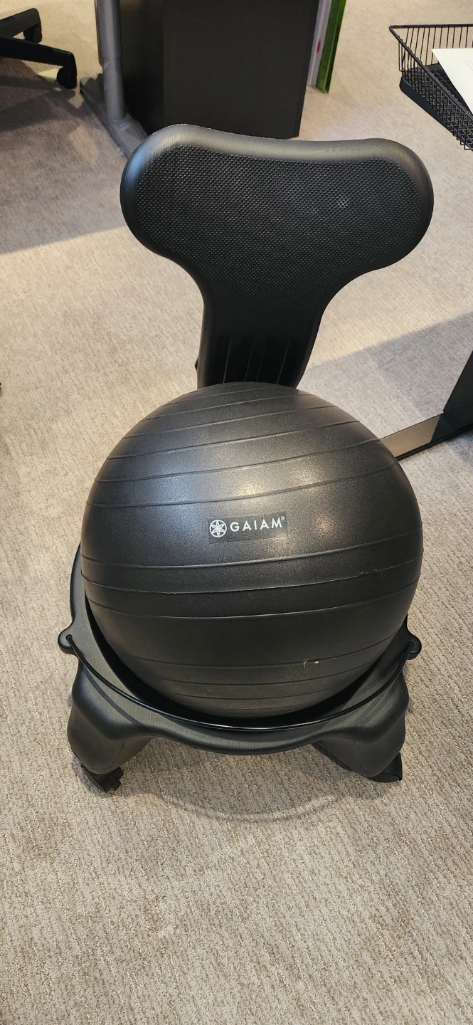 Gaiam Ergonomic Ball Chair - photo 2
