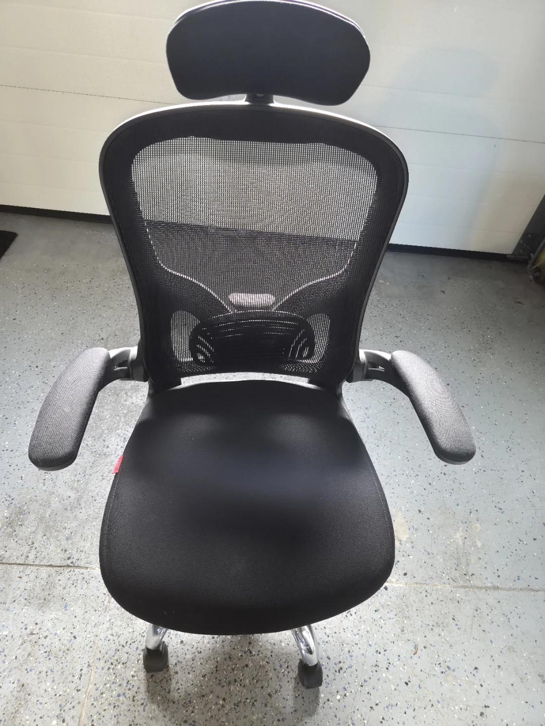 Black Ergonomic Office Chair with Headrest