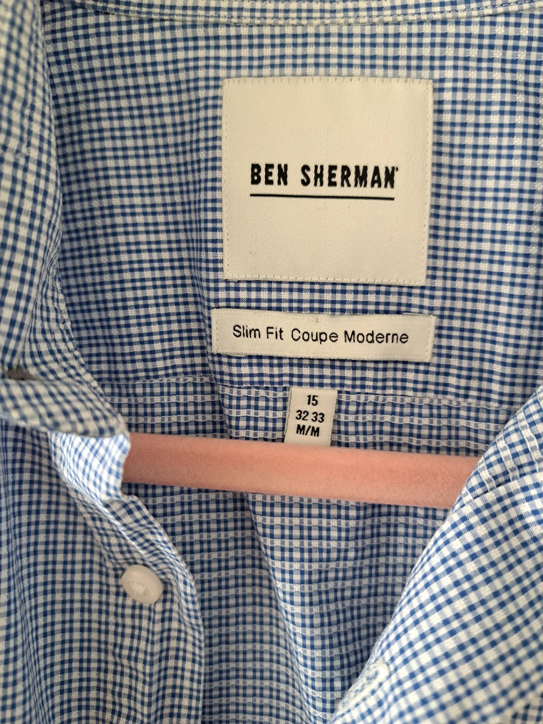 Ben Sherman Slim Fit Gingham Dress Shirt M/M - photo 2