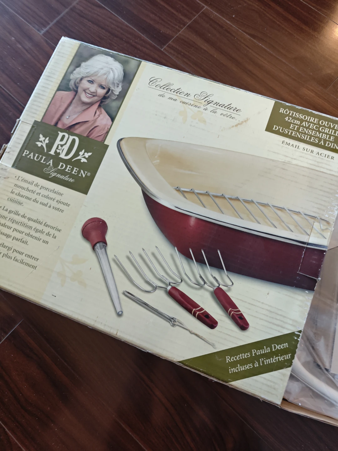 Paula Deen Signature Roasting Pan with Rack and Baster