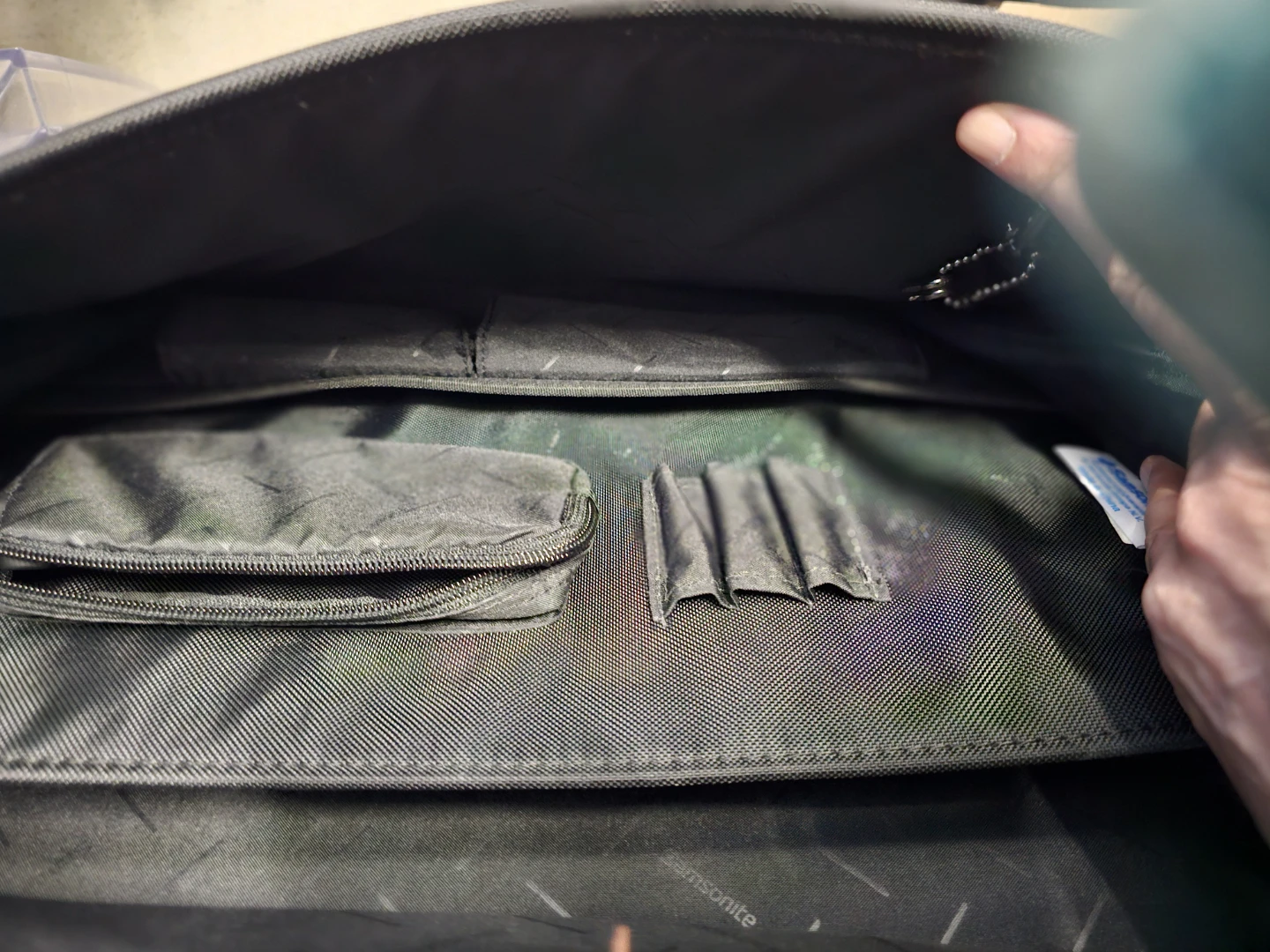 Samsonite Laptop Briefcase / Messenger Bag – Black Business Bag - photo 5