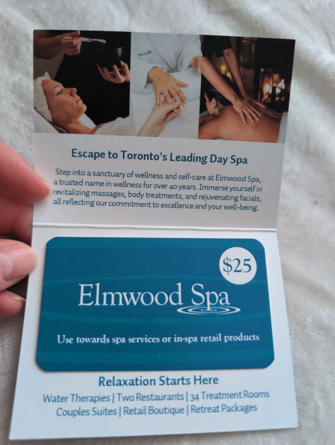 $25 Elmwood Spa Gift Card - photo 2