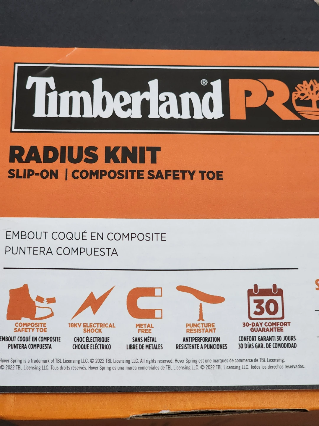 Timberland Pro Radius Knit Slip-On Safety Shoes. Men's Size 9. - photo 2