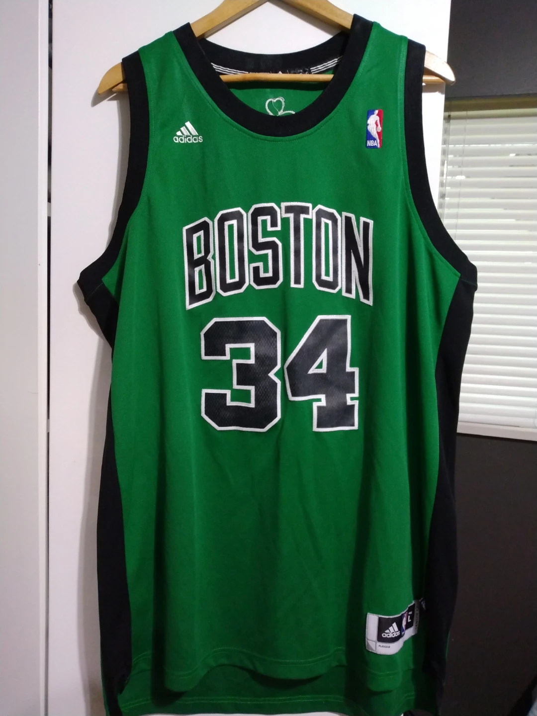 Paul Pierce Boston Celtics Adidas Basketball Jersey Size L