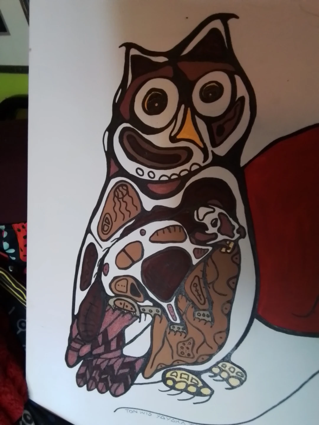 First Nations Acrylic on Canvas by Ton Wis Yayaka (Ton) 2017 - photo 3