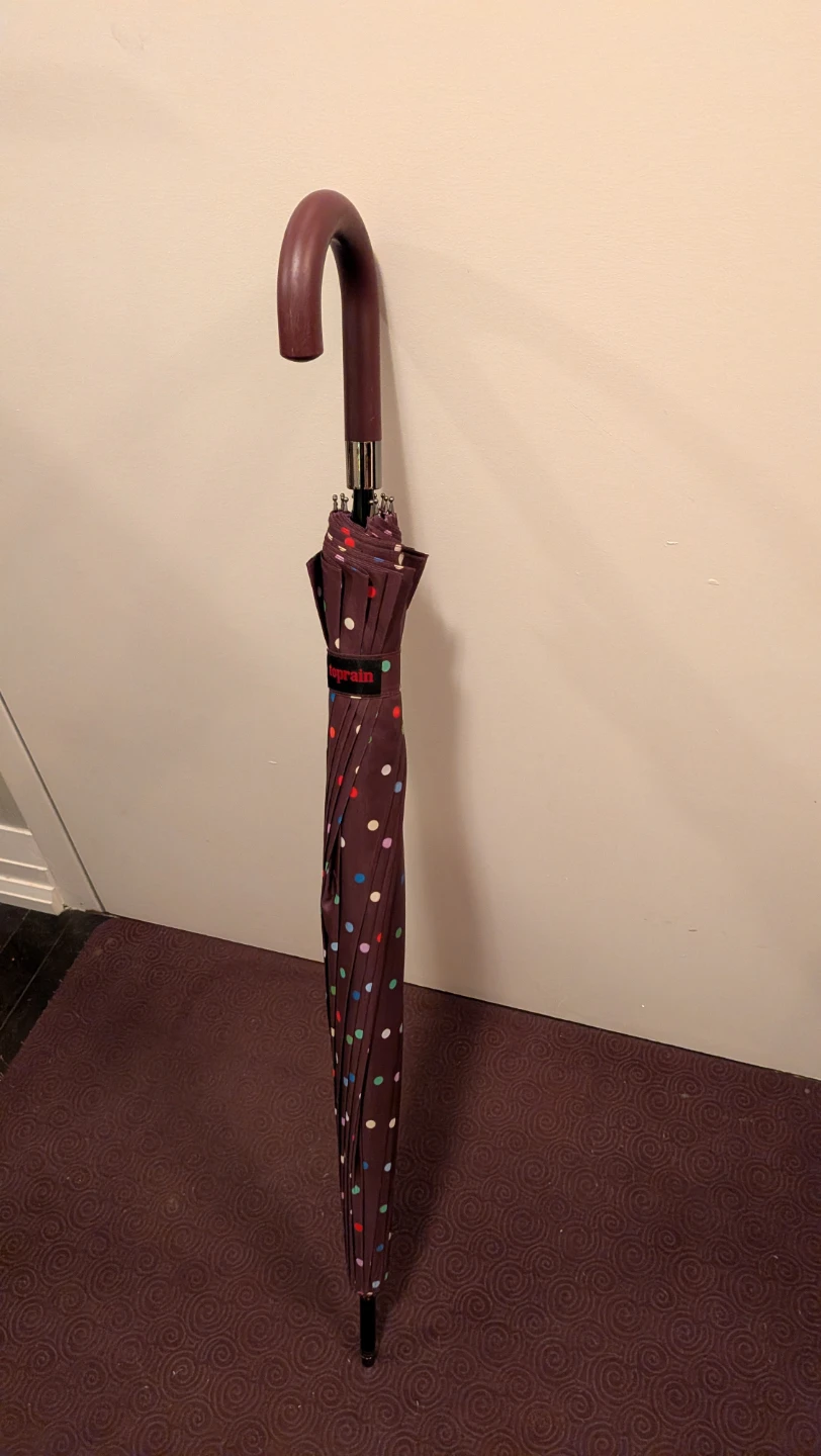 TopRain Solid Quality, Windproof polka dot umbrella - photo 4