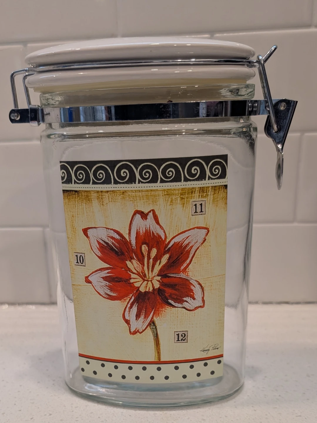 3 Glass Canisters - photo 2