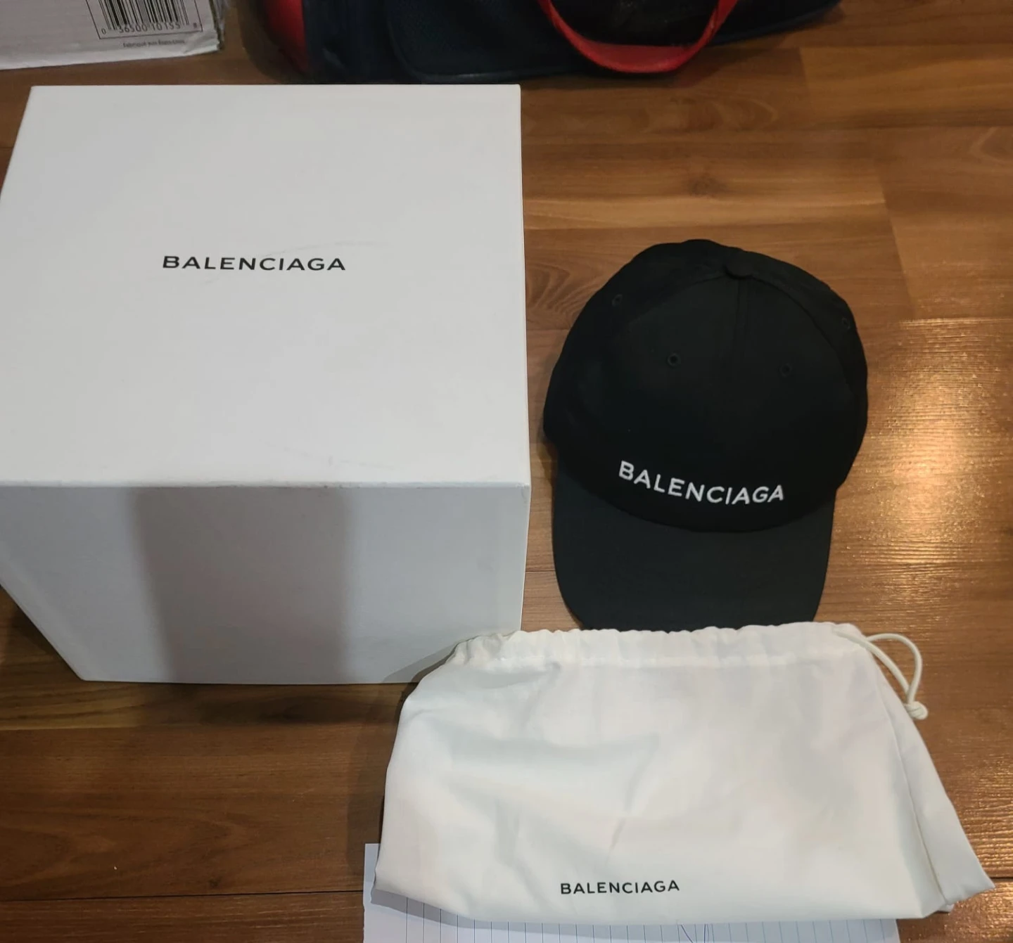 Balenciaga Black Baseball Cap