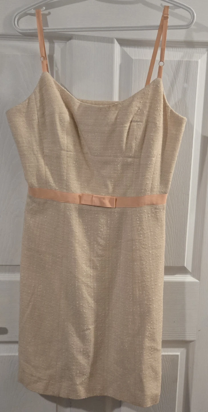 Sandra Angelozzi Women's Tweed Dress with Bow Detail