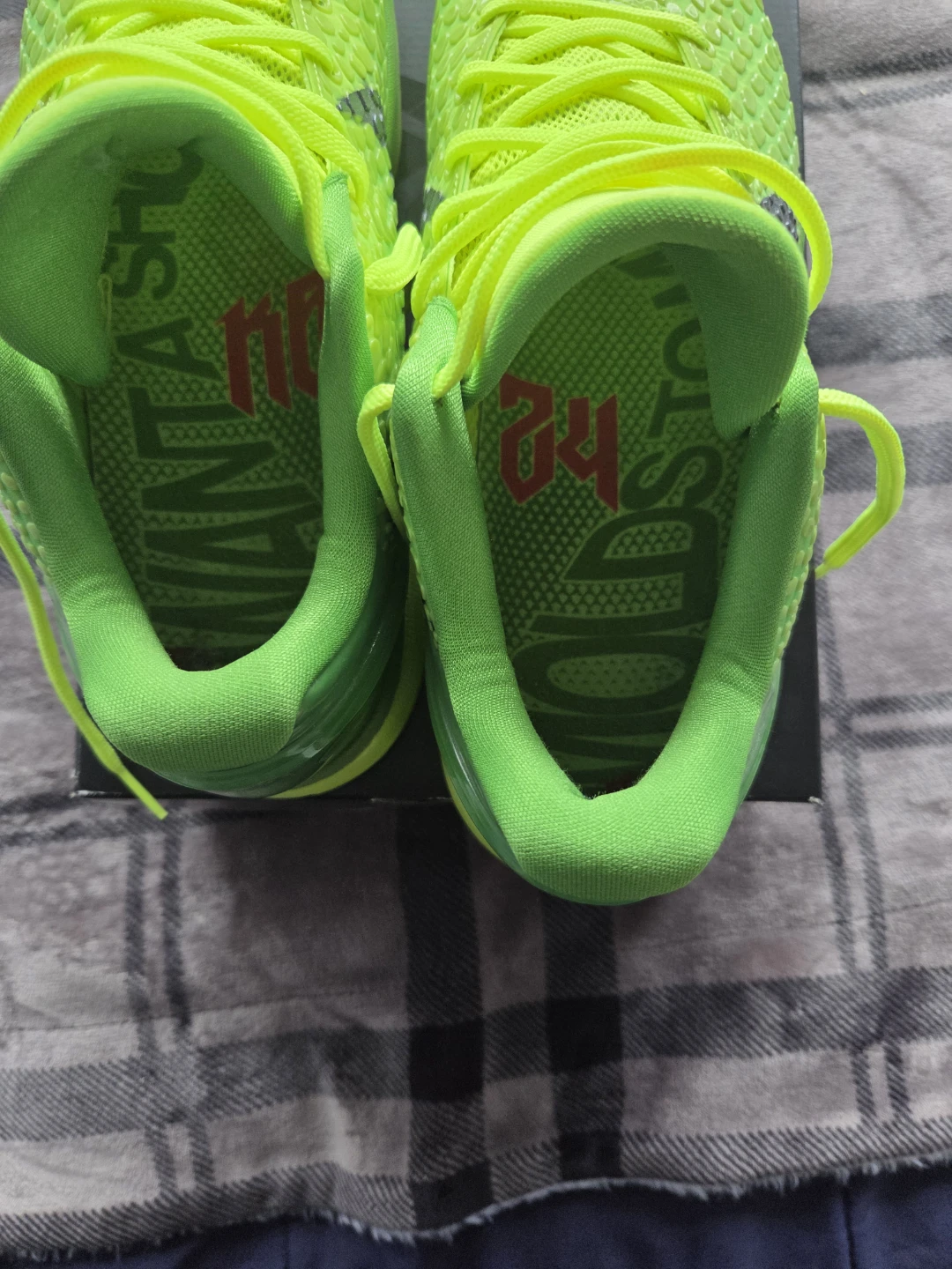 Nike Kobe VI 2020 "grinch" Electric Green Shoes Size 12 - photo 4