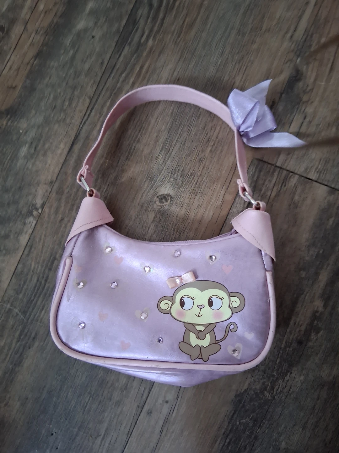 Girls Purple Monkey Purse