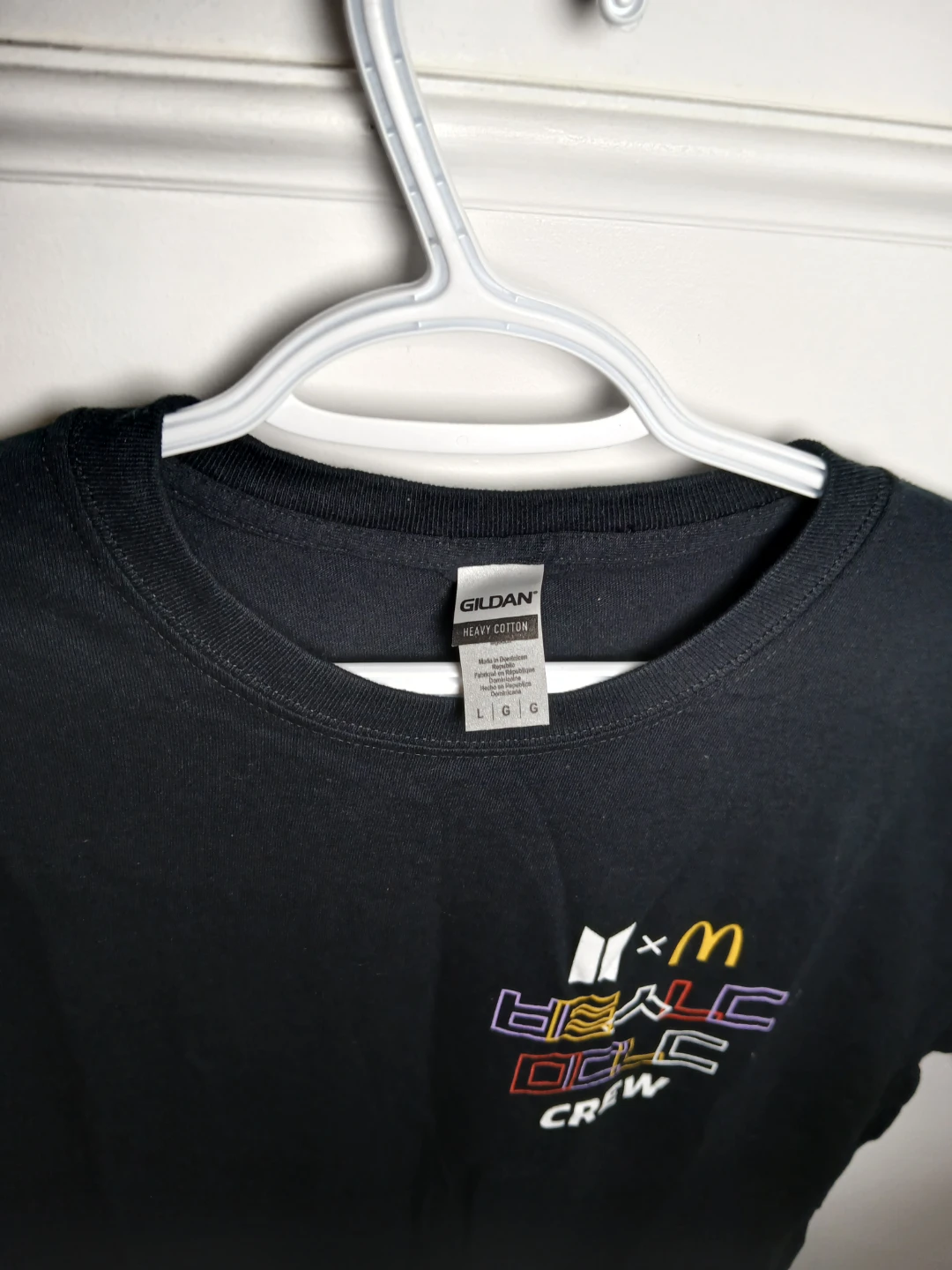 Black Crew Neck T-Shirt Large OCLC McDonald's - photo 2