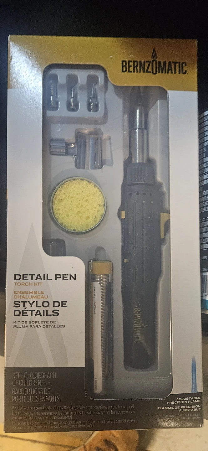 Bernzomatic Detail Pen Torch Kit with Butane