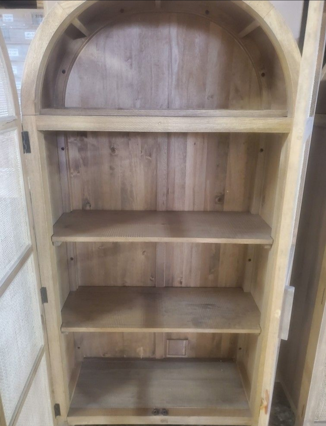 Rattan BOHO Storage Cabinet, 2-Door,(New) - photo 2