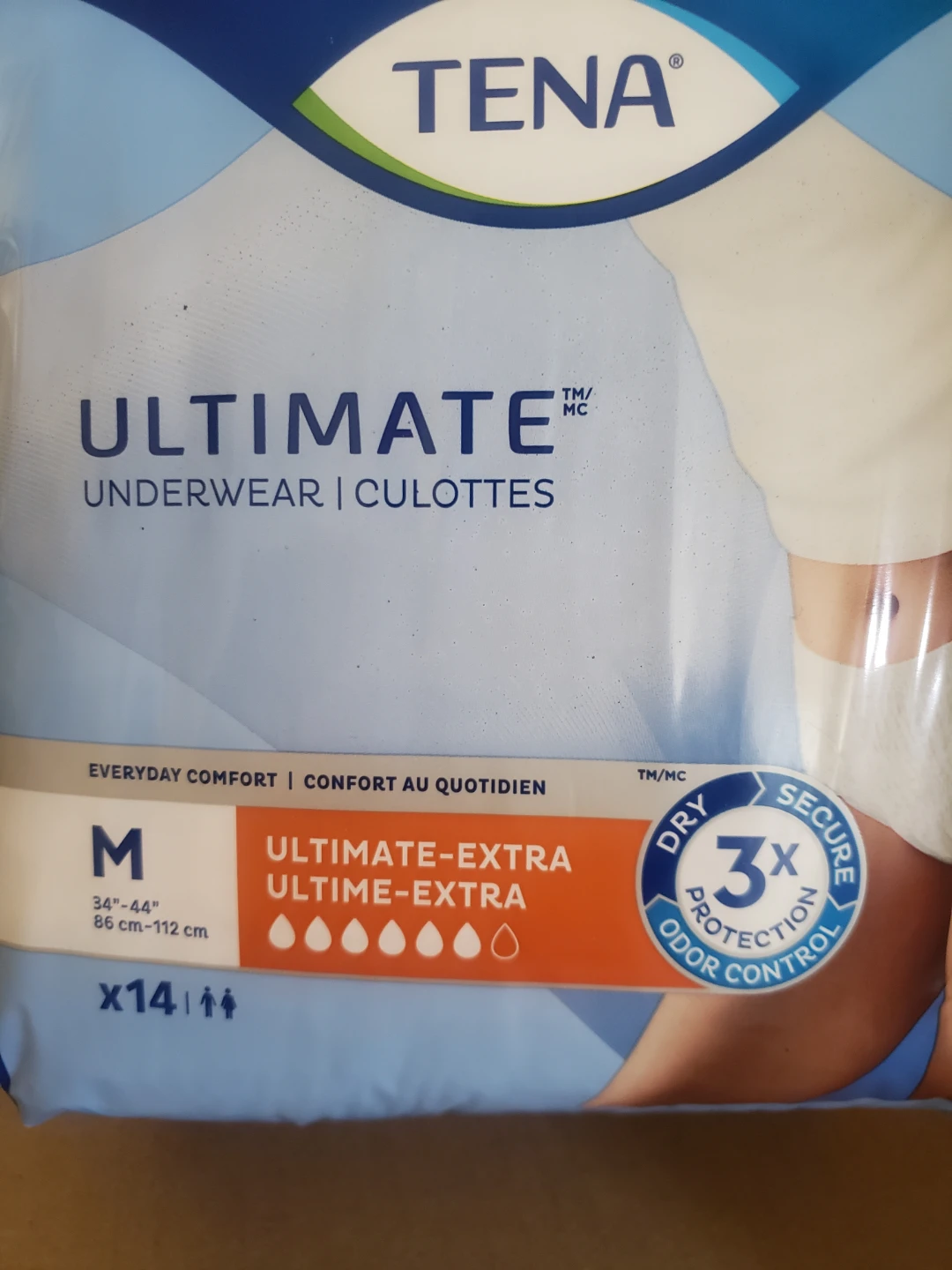 Tena Ultimate-Extra Underwear - Size M - 14 Pack