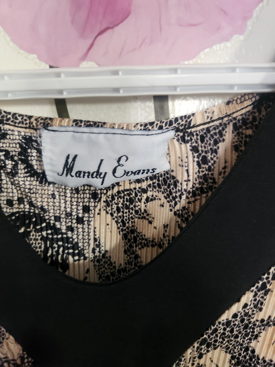 Mandy & Evans Sleeveless V-Neck Top - photo 2