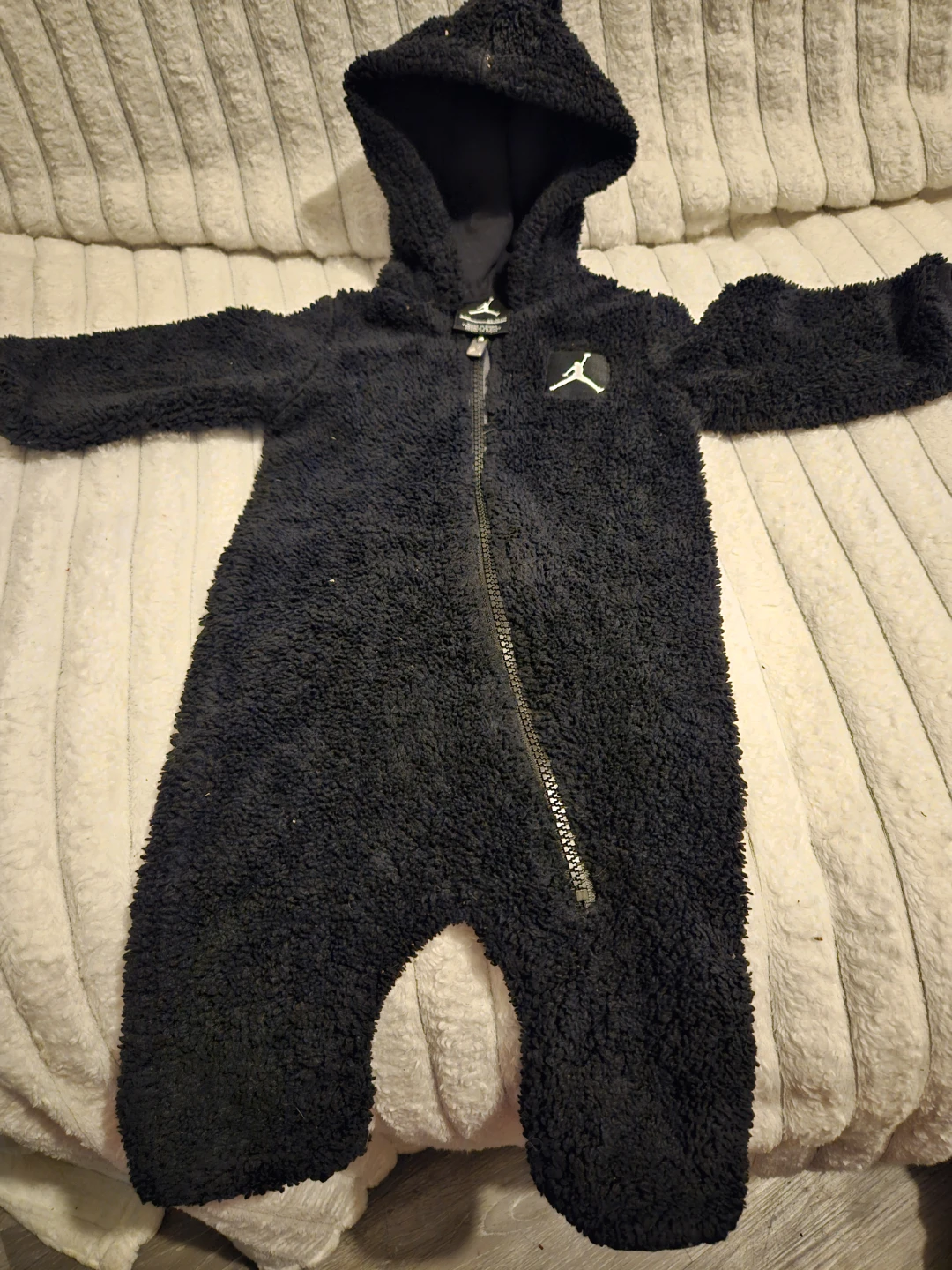 Jordan Baby Sherpa Fleece Bunting Suit