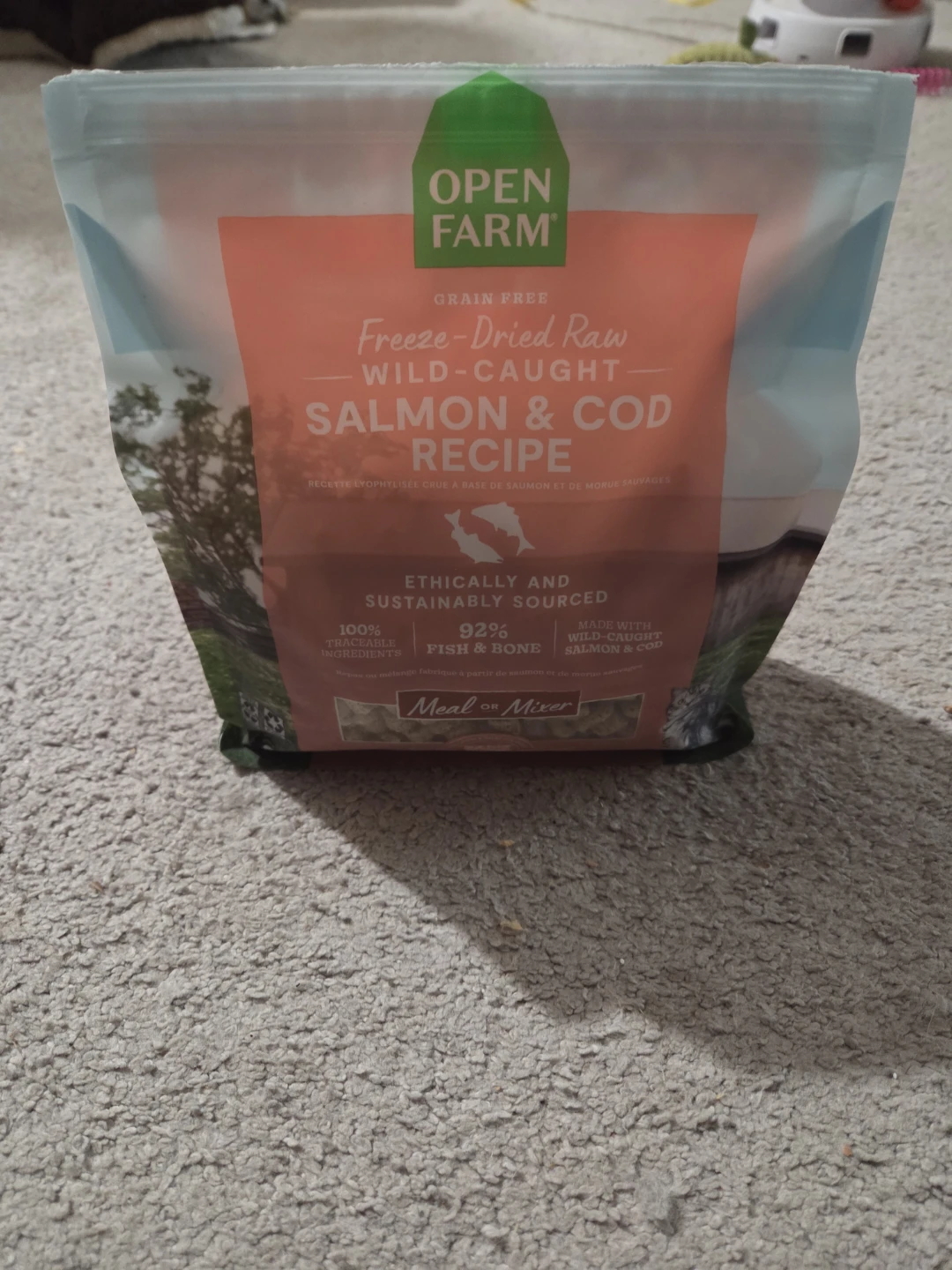 Open Farm Wild-Caught Salmon & Cod Freeze-Dried Raw Cat Food