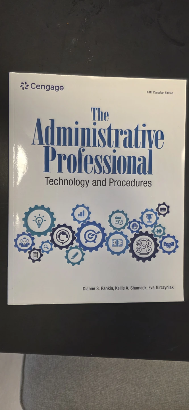 The Administrative Professional. 5th edition