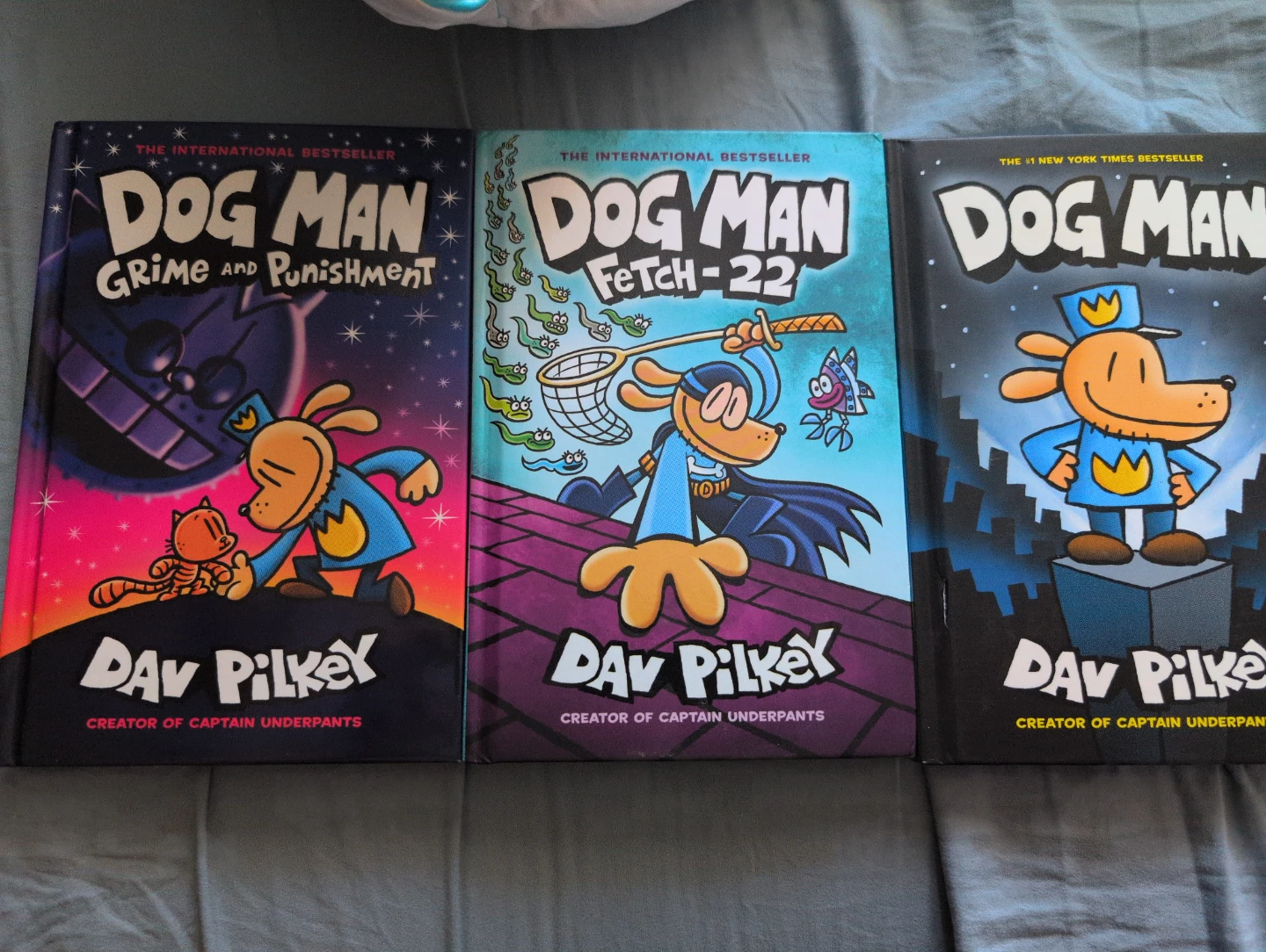 Dog Man Book Set by Dav Pilkey (3 Books)