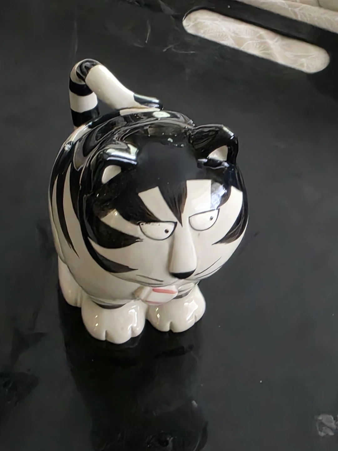 Takahashi Tom Cat Hand Painted Ceramic Pitcher/ Planter