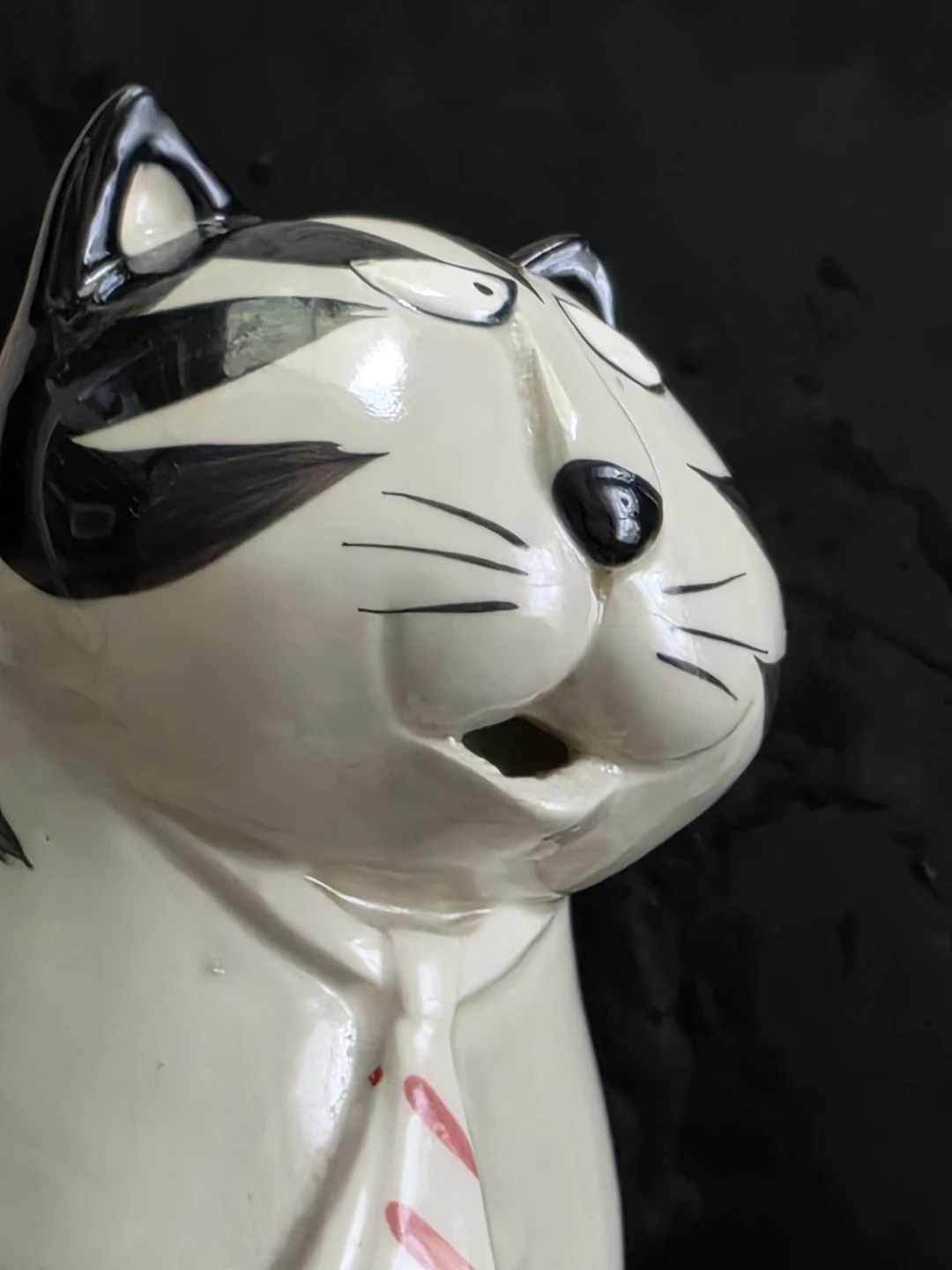 Takahashi Tom Cat Hand Painted Ceramic Pitcher/ Planter - photo 2