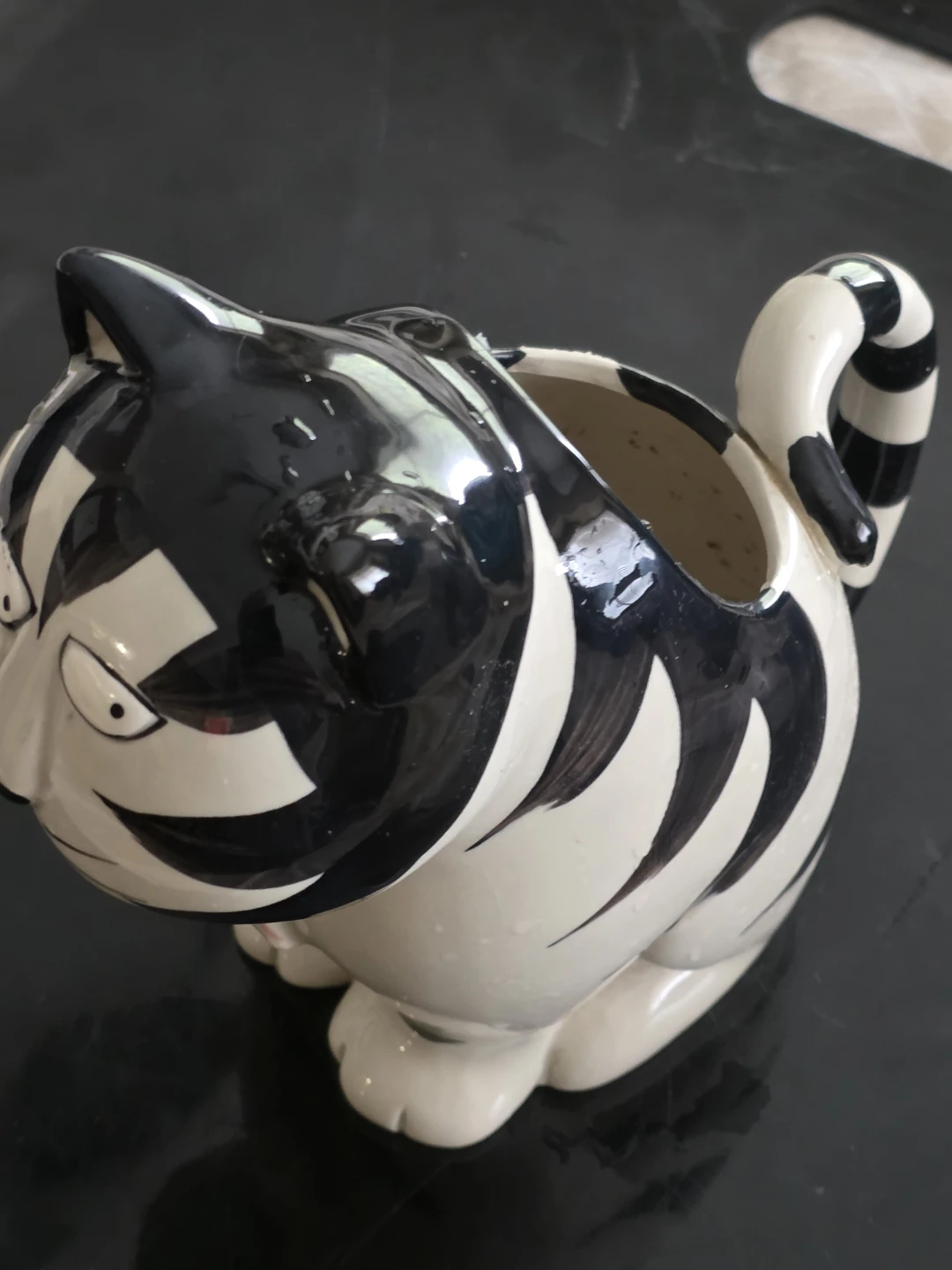 Takahashi Tom Cat Hand Painted Ceramic Pitcher/ Planter - photo 3