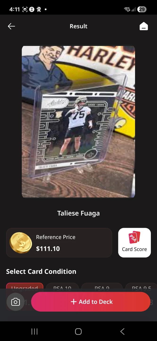 Panini Absolute Taliese Fuaga Football Card
