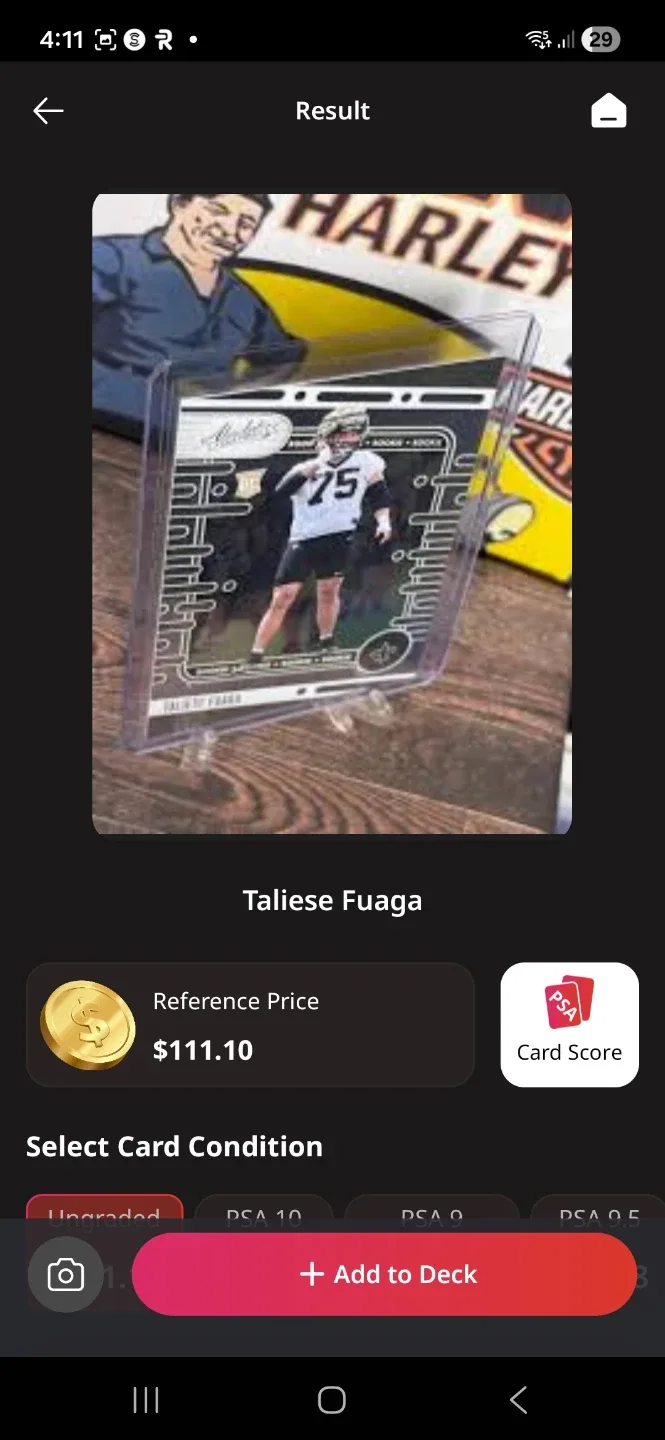 Panini Absolute Taliese Fuaga Football Card