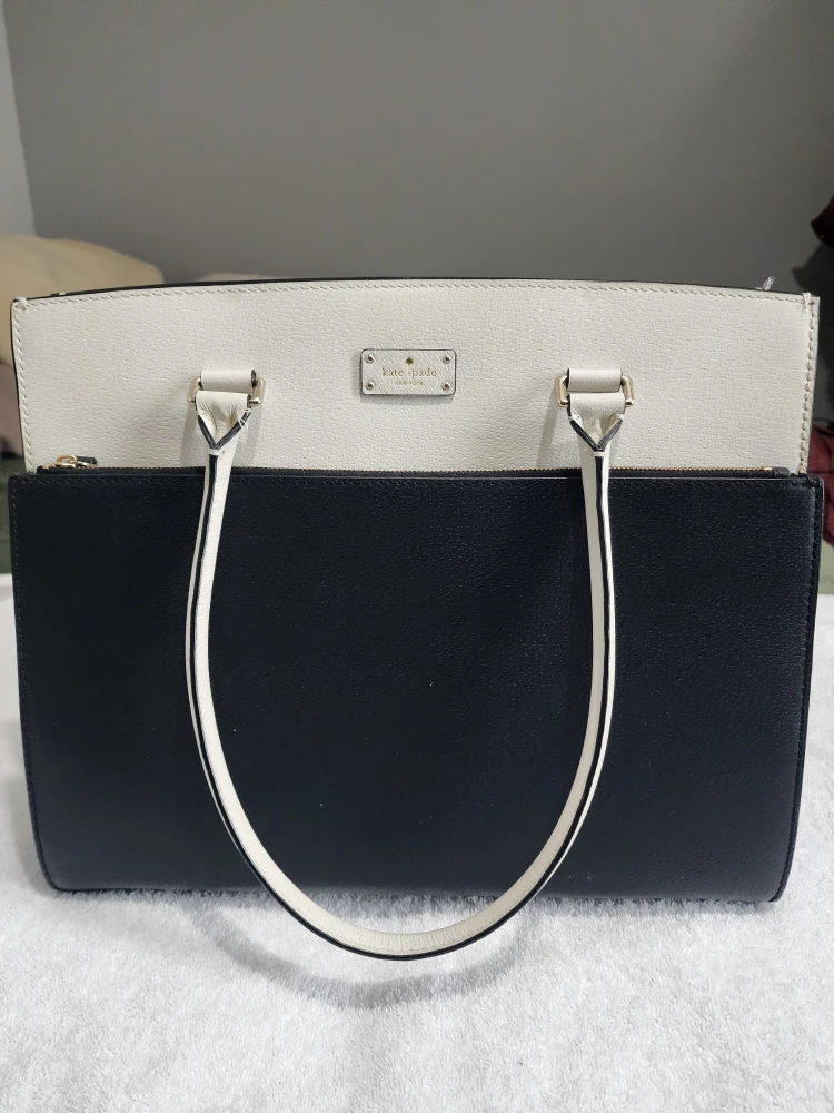 Kate Spade Black and White Tote Bag