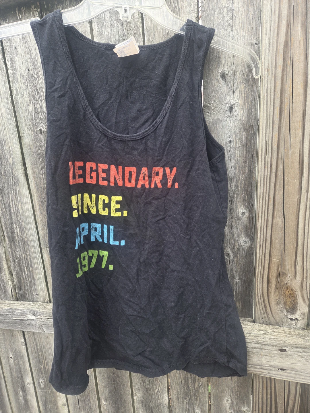 Port & Company "Legendary Since April 1977" Tank Top Size S