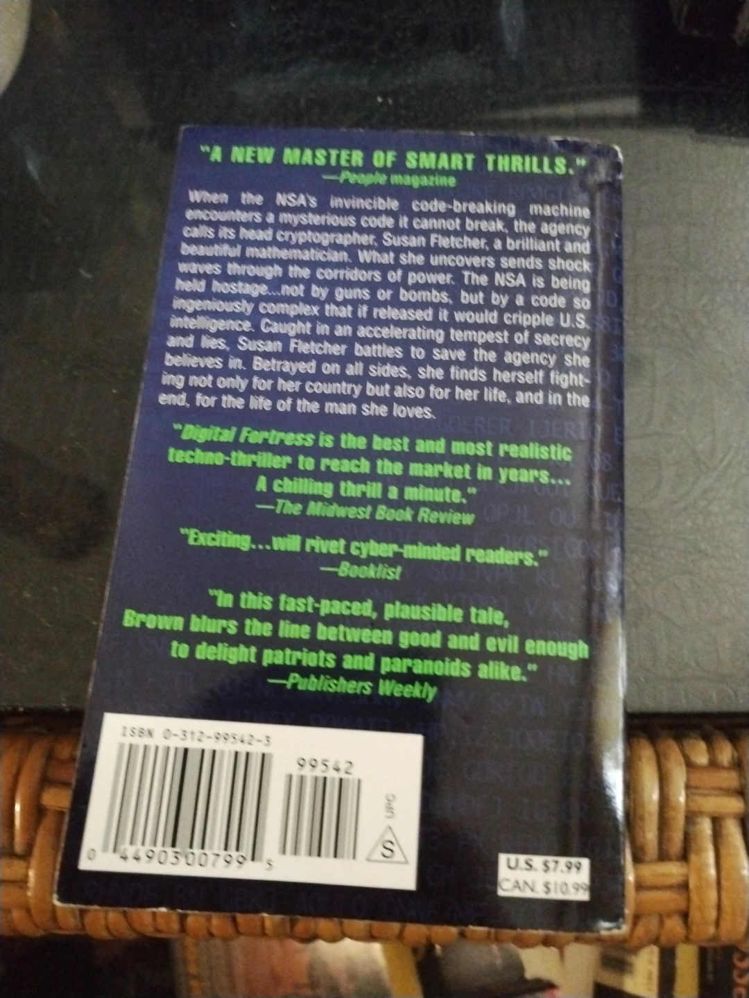 Dan Brown Digital Fortress Paperback Book - photo 2