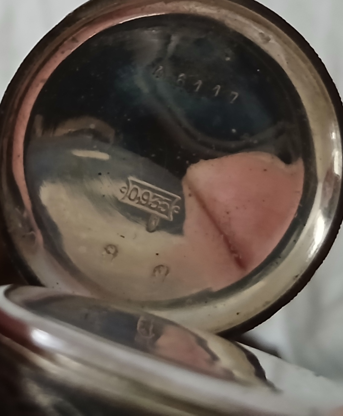 Ornate Silver Pocket Watch with Roman Numerals - photo 5