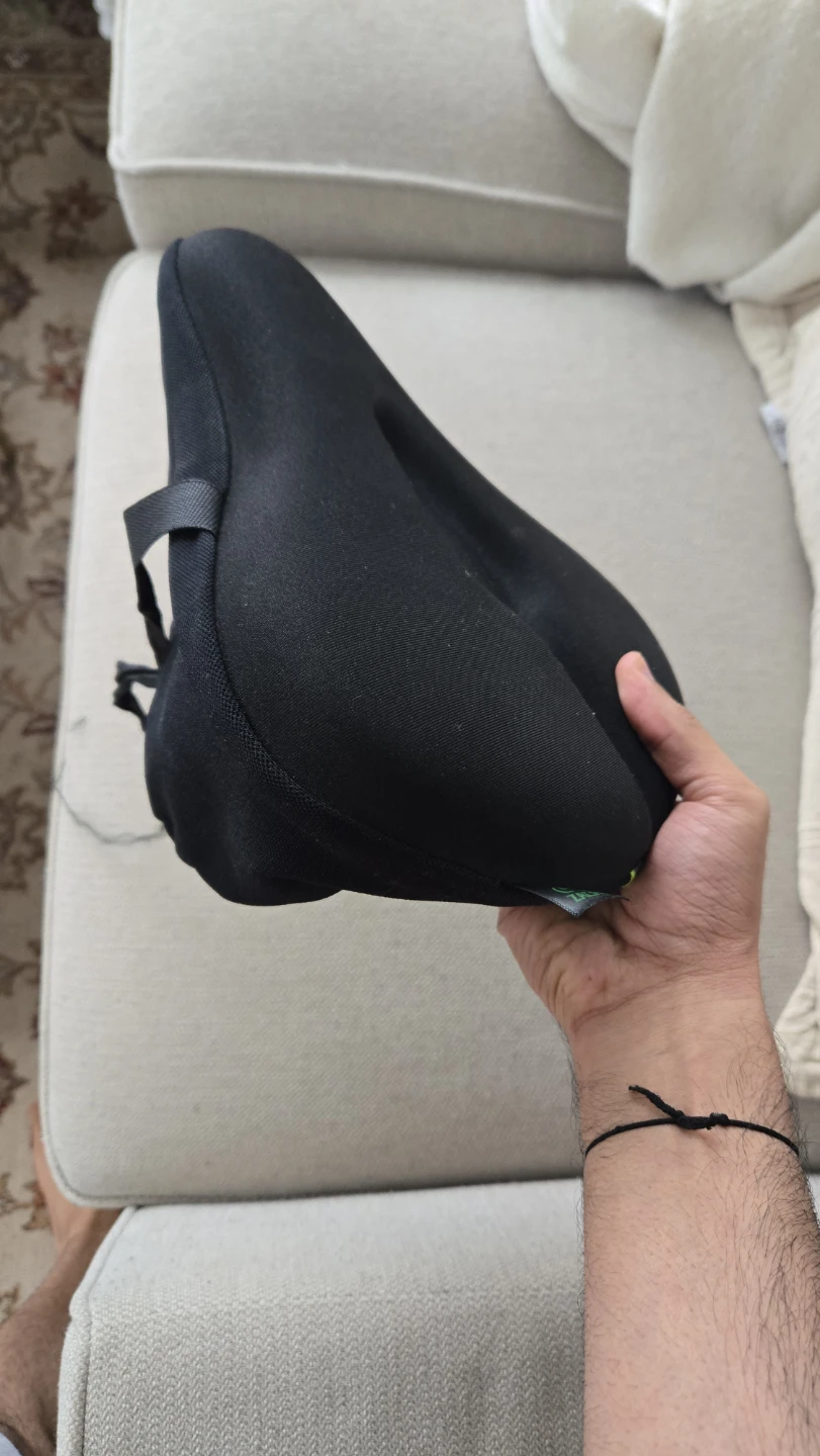 Black Bike Seat Cushion Pad - photo 2