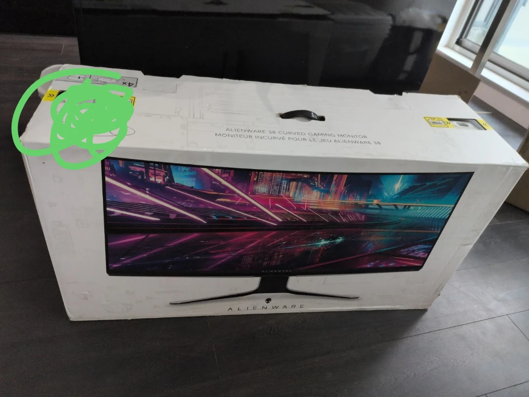 ALIENWARE MONITOR AW3821DW【Moving Sale ❗】 - photo 3