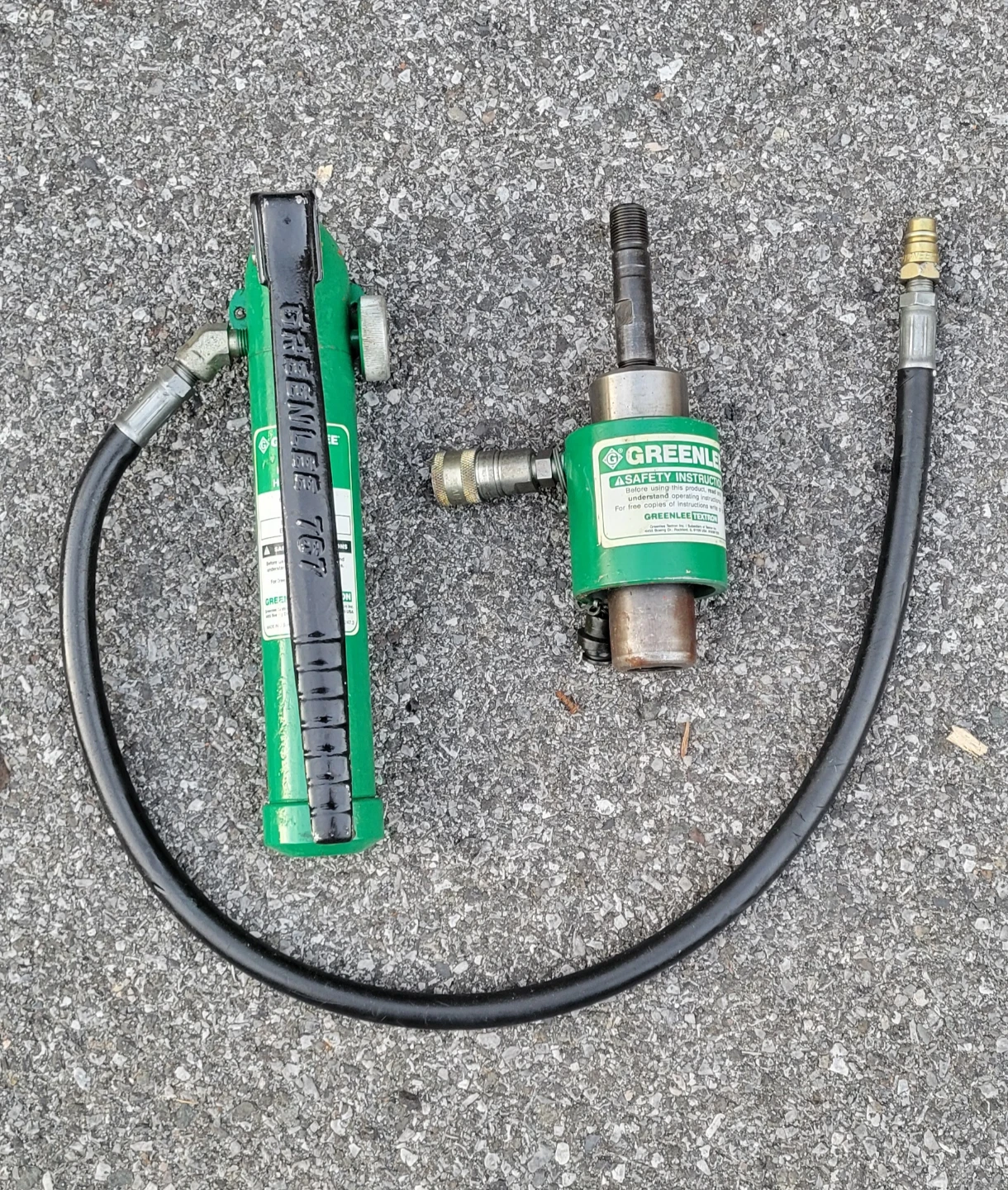 Greenlee 767 Hydraulic Hand Pump