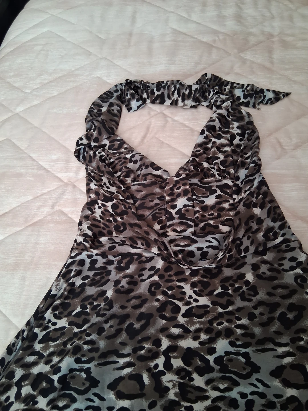 ROSATTI Leopard Print Halter Dress - photo 3