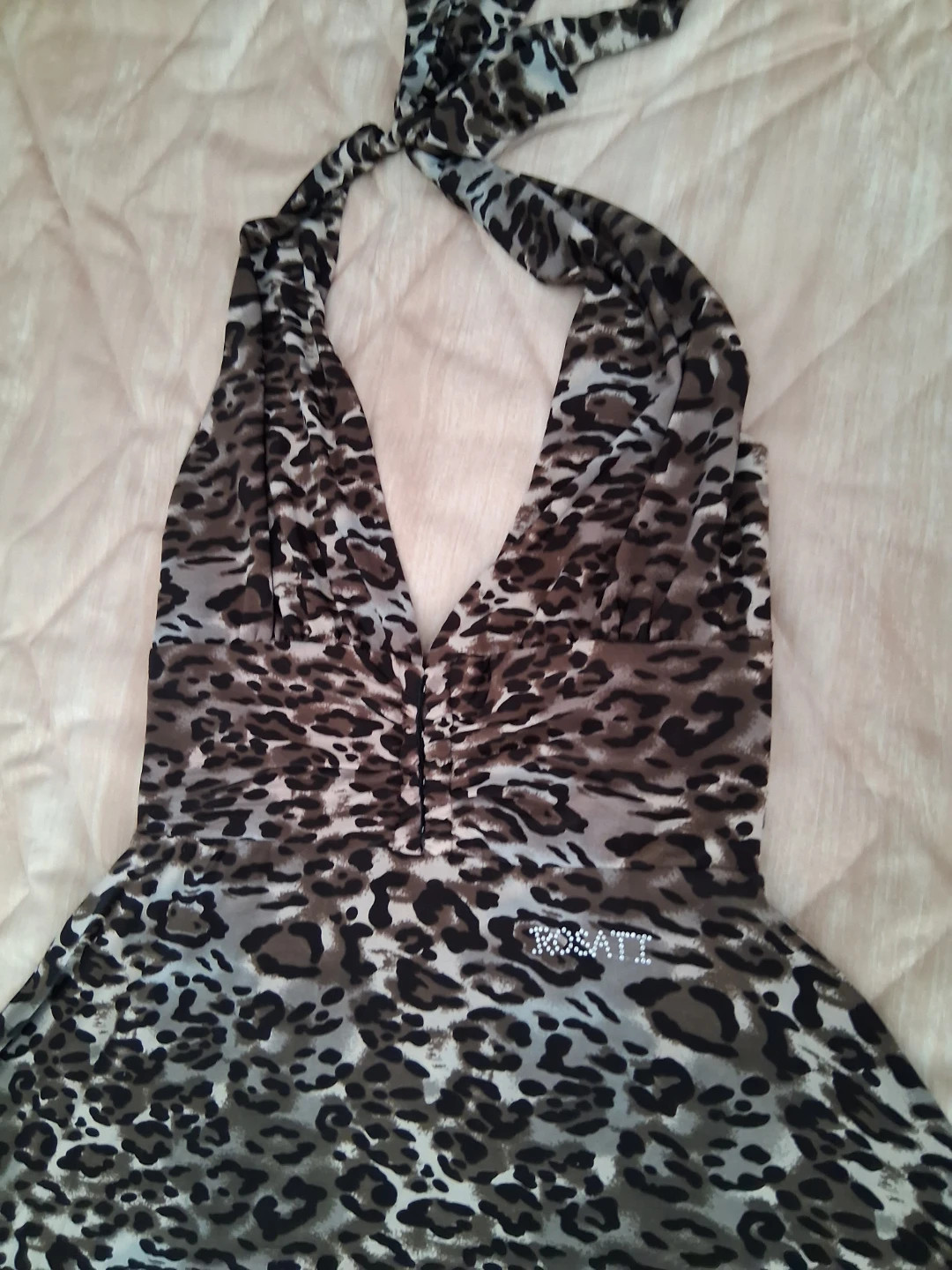 ROSATTI Leopard Print Halter Dress - photo 4