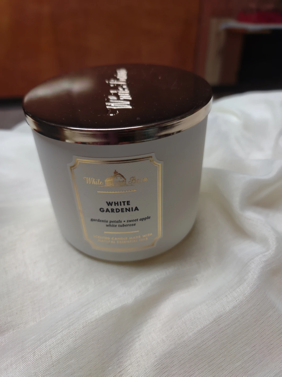 Bath and Body Gardenia candle