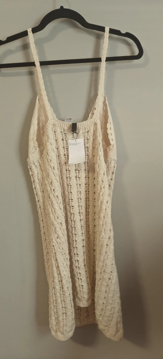 Cream Crochet Dress - photo 2
