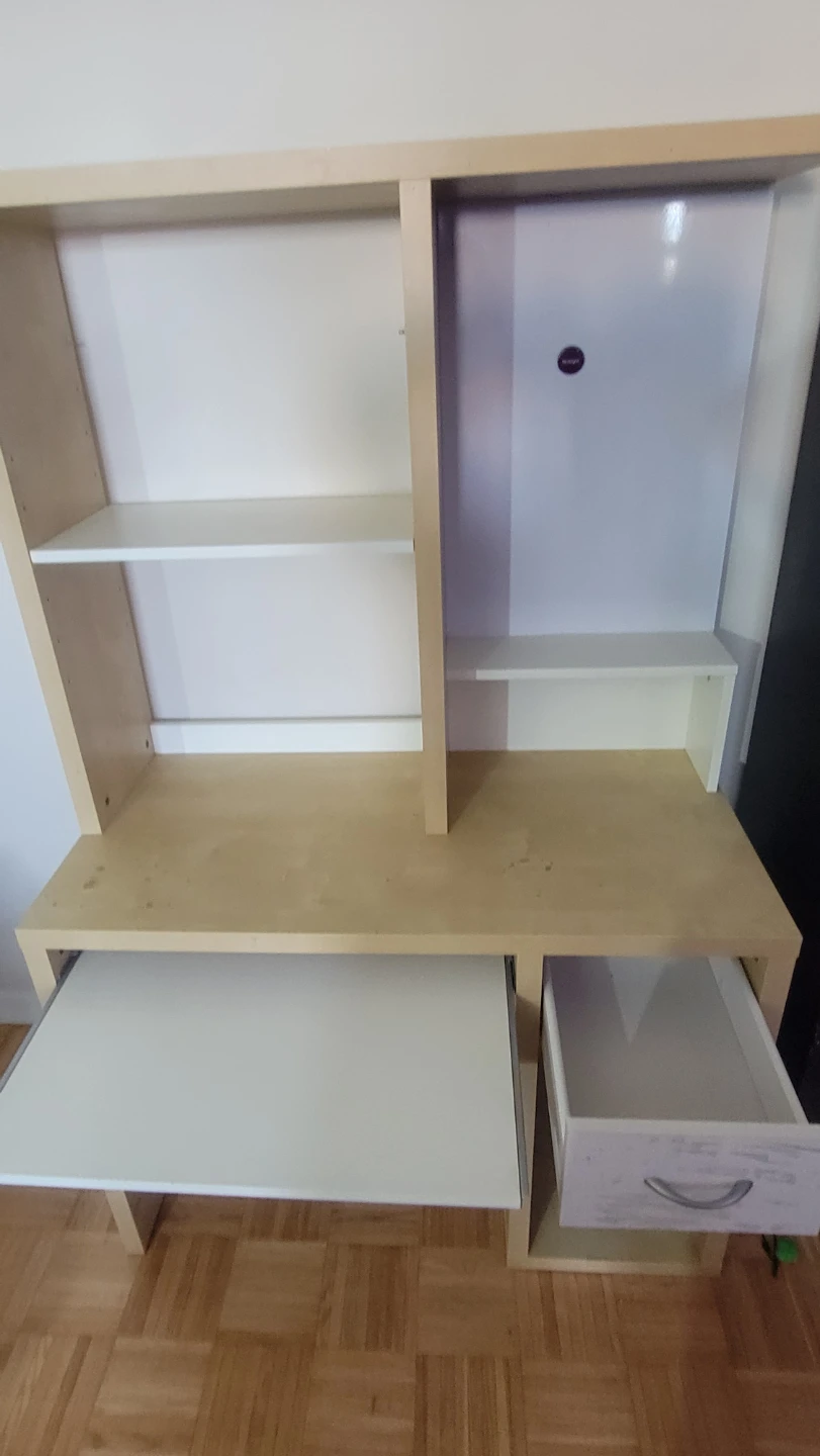 Kids Desk with Hutch and Drawer - photo 2