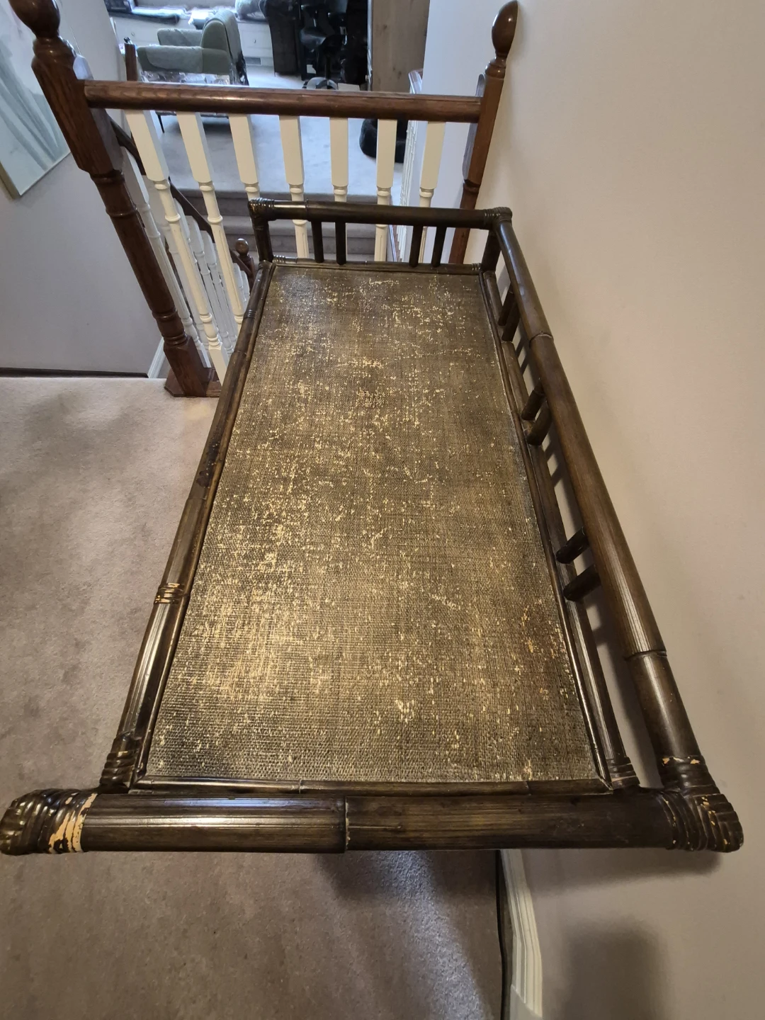 Bamboo Writing Desk with Drawer - photo 3