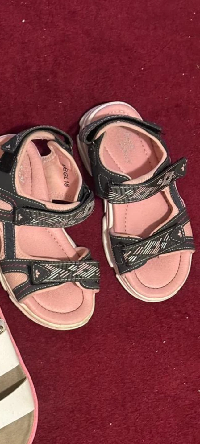 Kids Carter's Sandals - Pink & White - photo 4