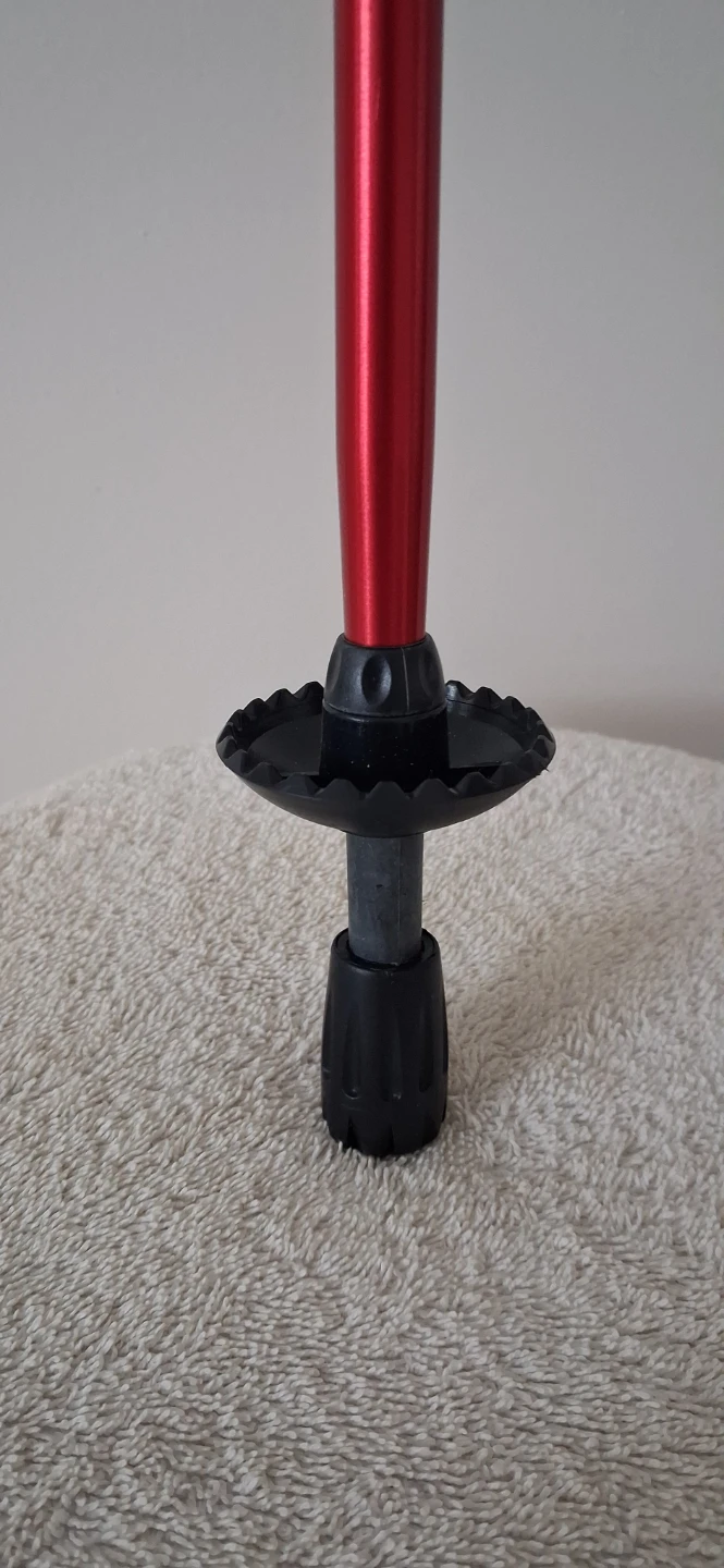 Red Trekking Poles with Mesh Bag - photo 2