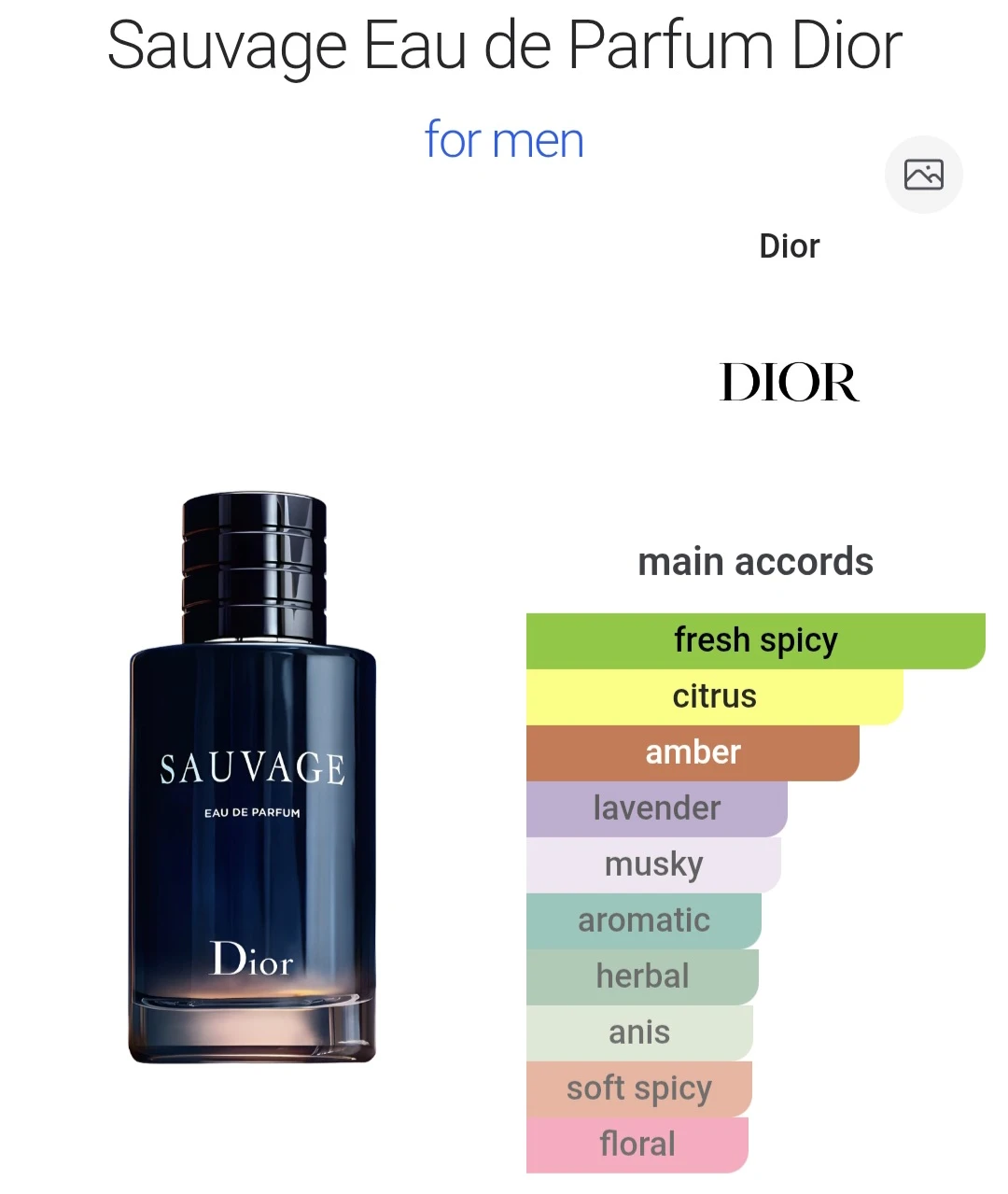 Dior Sauvage Eau de Parfum 10mL - photo 2