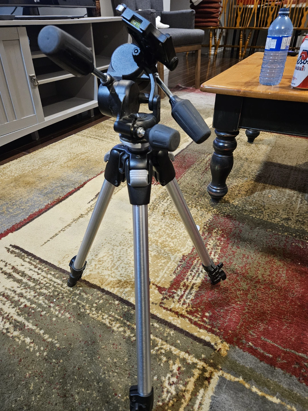 LIKE NEW! Professional Bogen Manfrotto Tripod with Bag