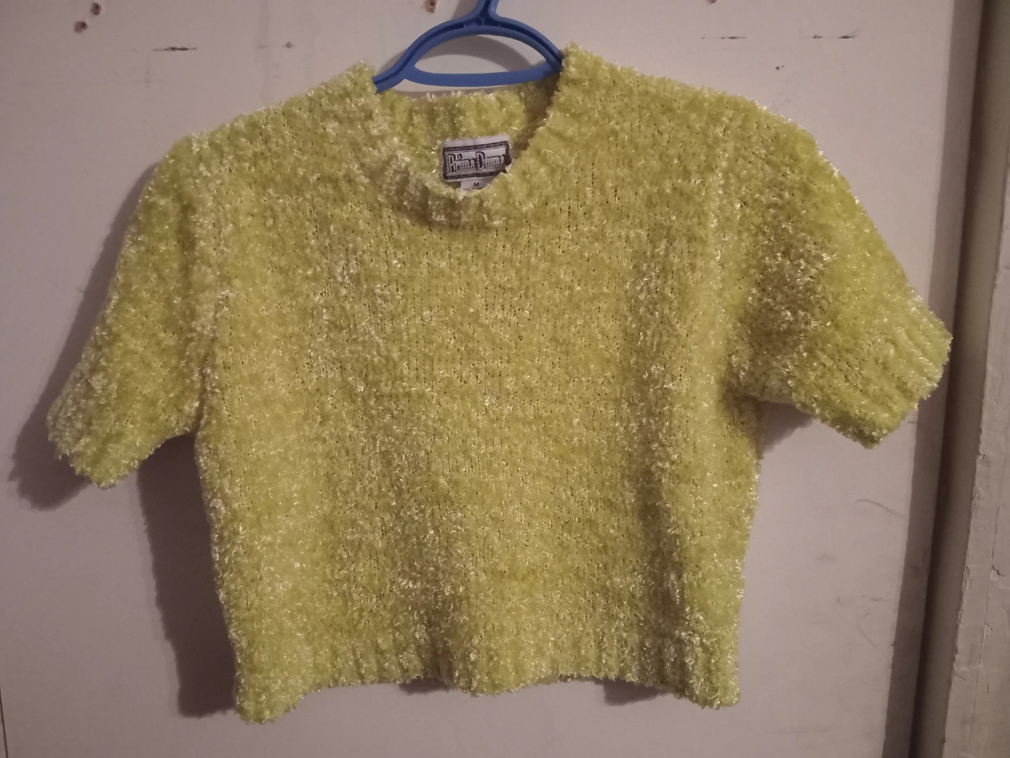 90's Prima Donna Women's Fuzzy Shirt Size M