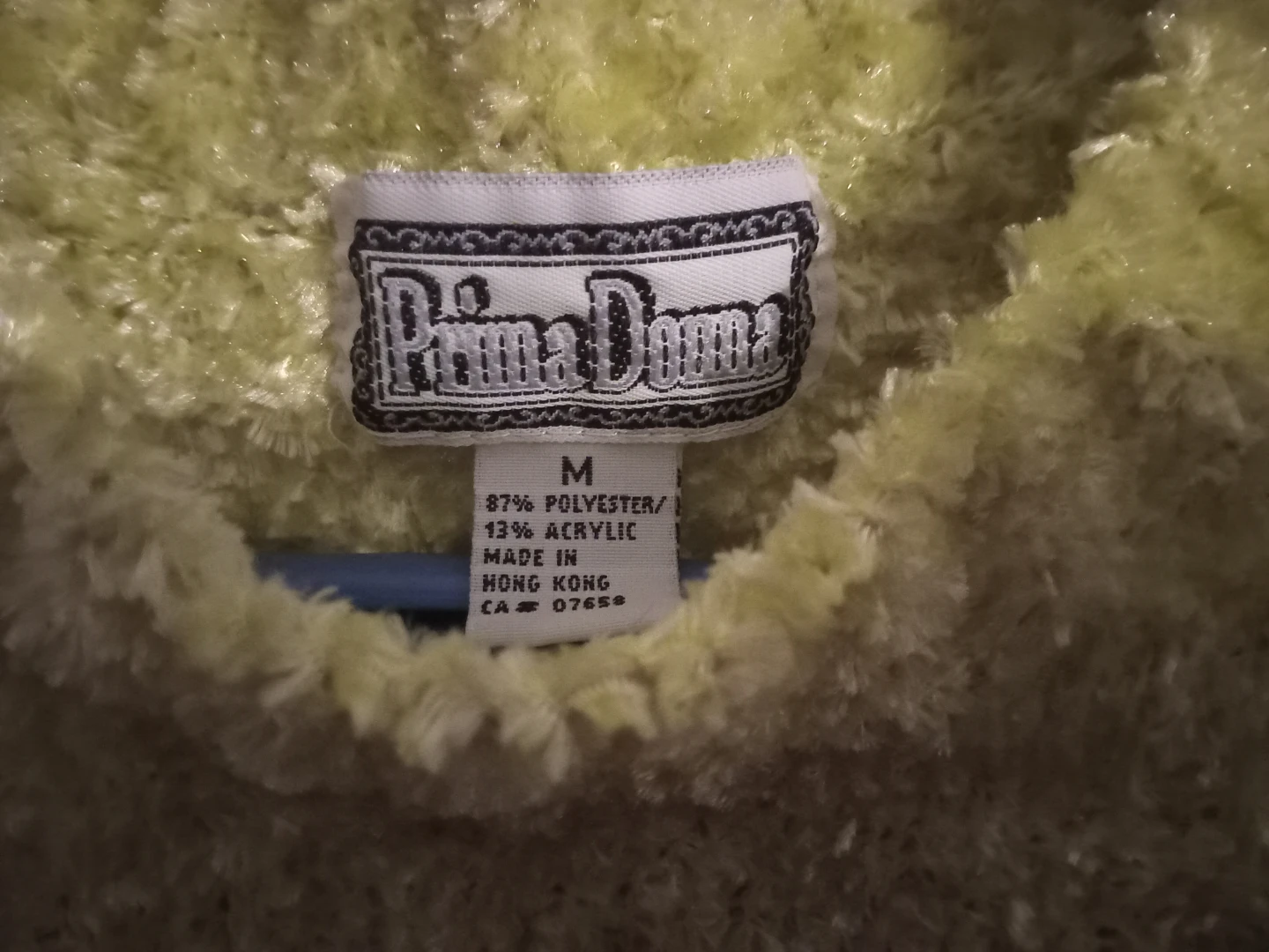 90's Prima Donna Women's Fuzzy Shirt Size M - photo 3