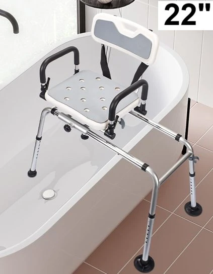 🛁✨ 360° Swivel Shower Chair Bench for Seniors – Ultimate Comfort