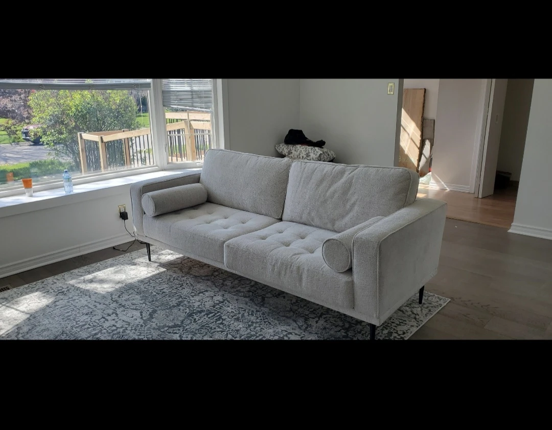 cream Tufted Sofa
